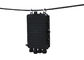 IP68 pipeline wall mount fiber splice enclosure 2 in and 2 out