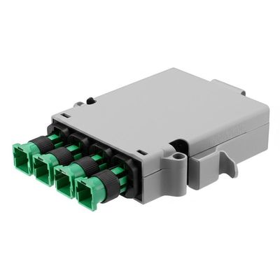 Smooth and Stable Network Connections with Engineering Plastic Tray 8 Fiber Optic Cable Connector