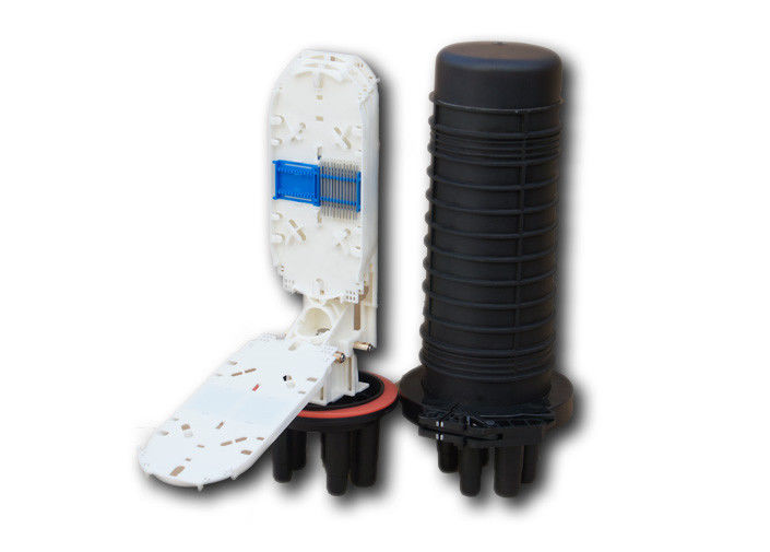 24 Core Fiber Optic Splice Closures Network Splicing Kits For Direct Buried