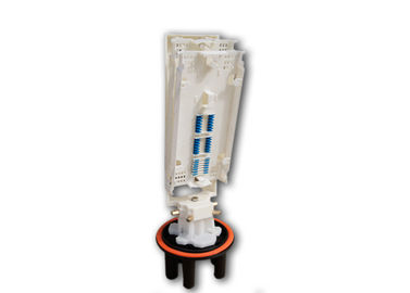 FTTH PP fiber optic connection closure 1 big oval port and 4 small round ports