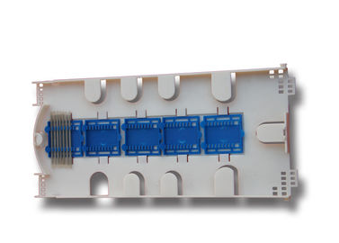 ABS PP Fiber Optic Splice Tray / ftth 24 splice tary 60mm 0.01dbm