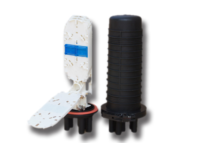 Splice Closure Kit Dome 48 core Fiber Optic Splice Closure , 5 ports Network splicing kits